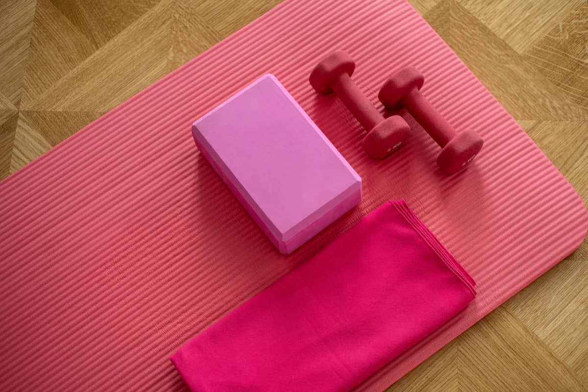 Yoga-routine in agenda gepland met regelmaat
